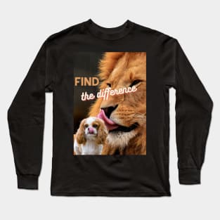 Find the difference - Cavalier and Lion Long Sleeve T-Shirt